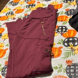 Justice Burgundy Kids Casual Bottoms